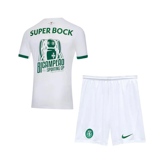 Kit de Criança - Sporting Alternativa 24/25 - Edição Bicampeão
