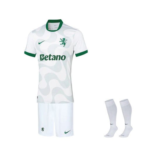 Kit de Criança - Sporting Alternativa Branca 25/26